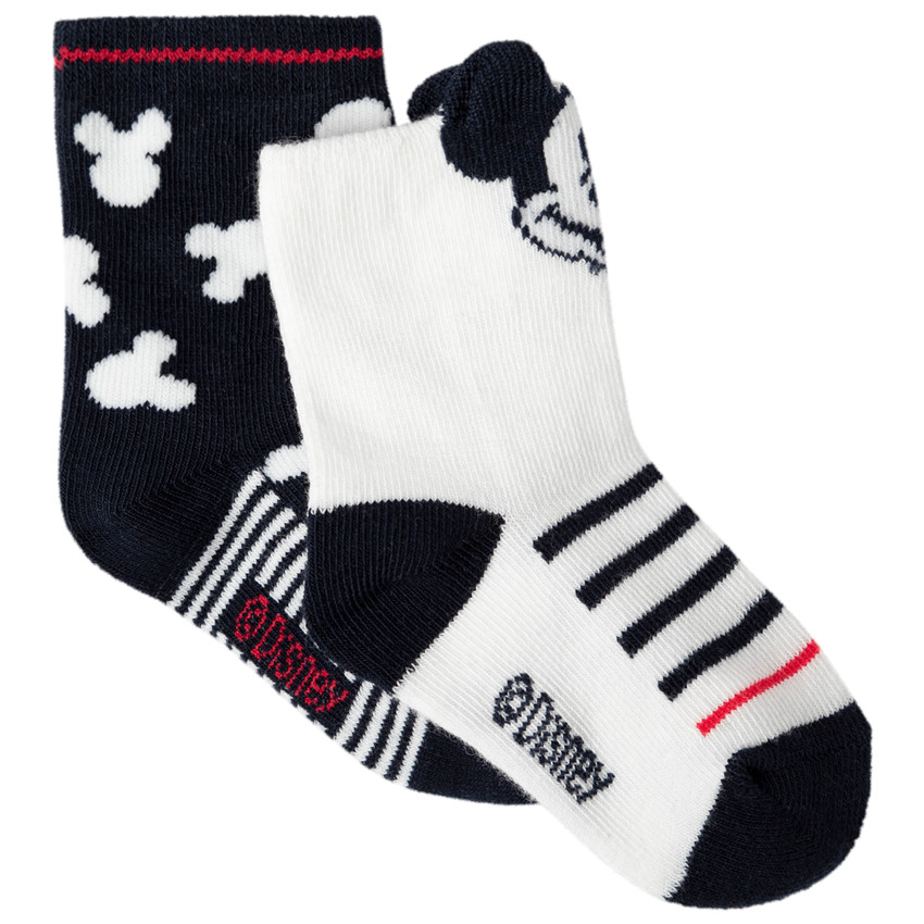 Lot de 2 paires de chaussettes motif Mickey Disney  Additional Lot de 2 paires de chaussettes motif Mickey Disney