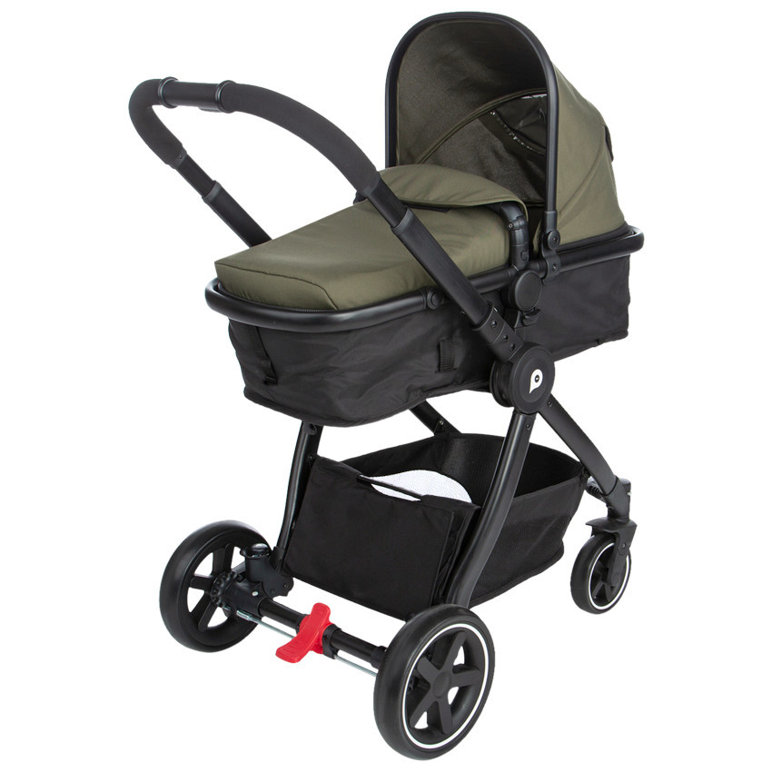 Καρότσι duo Théa 2 σε 1 χακί/μαύρο 