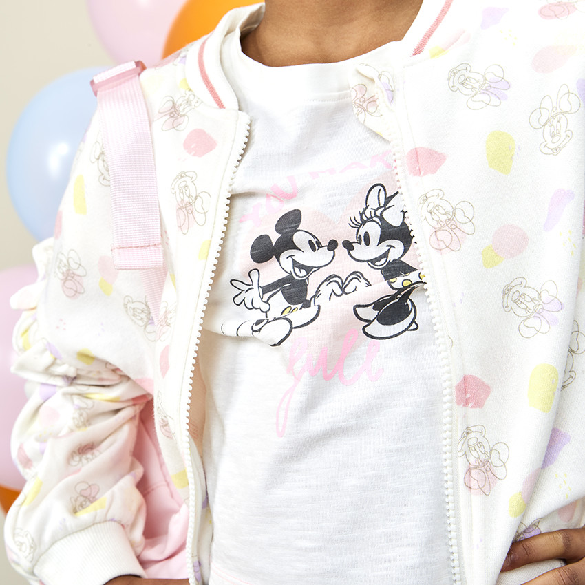 T-shirt κοντομάνικο print Minnie Disney κορίτσι 