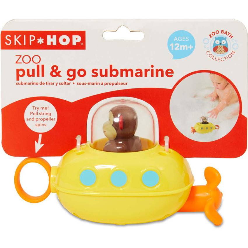 Παιχνίδι μπάνιου Zoo Pull & Go Submarine 