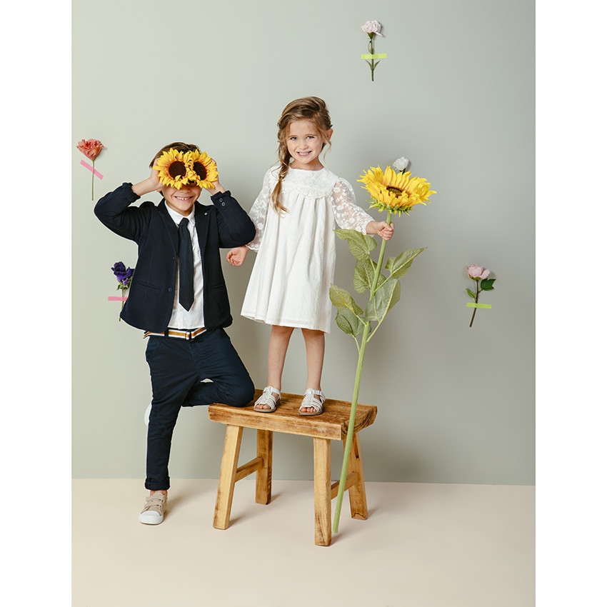 Μακρυμάνικο πουκάμισο για ειδικές περιστάσεις με αφαιρούμενη γραβάτα 