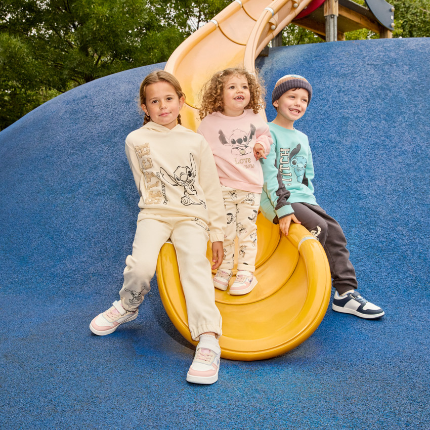 Sweat à capuche Stitch Disney avec broderie pour fille 