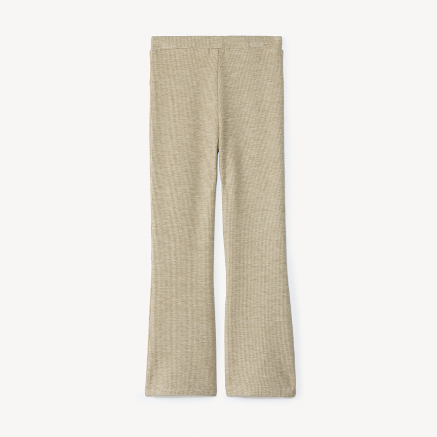 Κολάν πλεκτό με εβαζέ γραμμή και ριγωτό εφέ για κορίτσι 