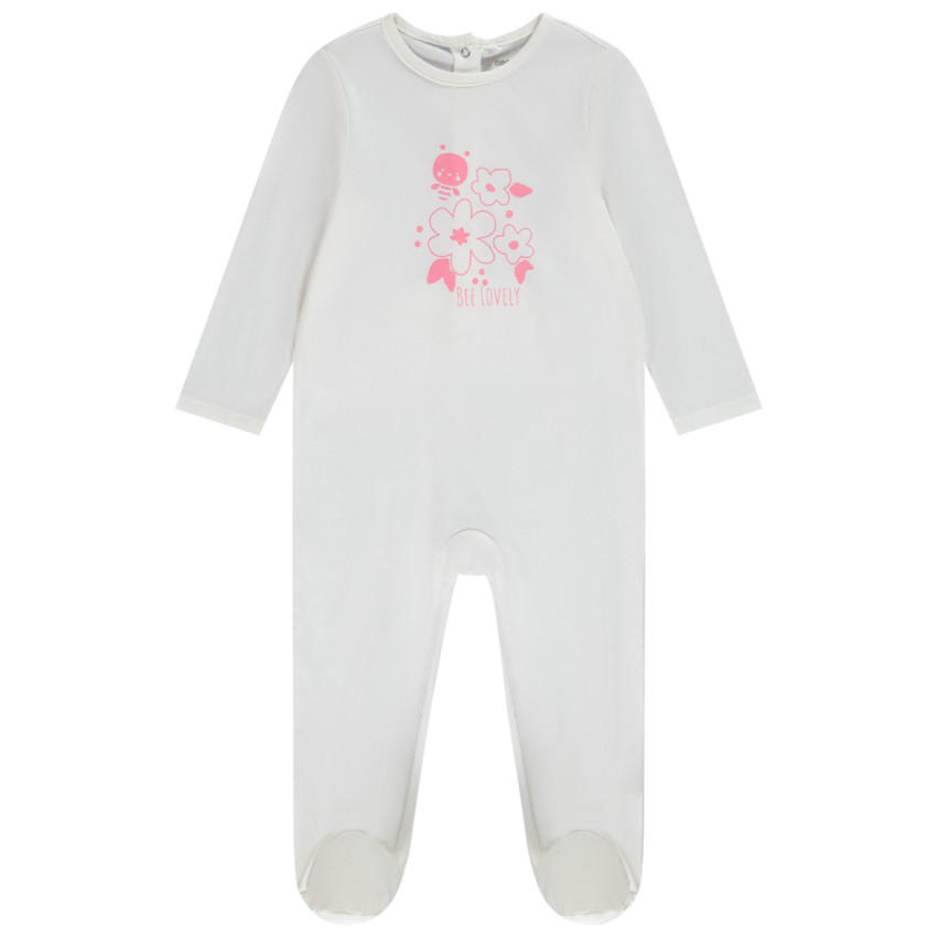 Φορμάκι από jersey με φαντεζί σχέδιο για bebe κορίτσι 