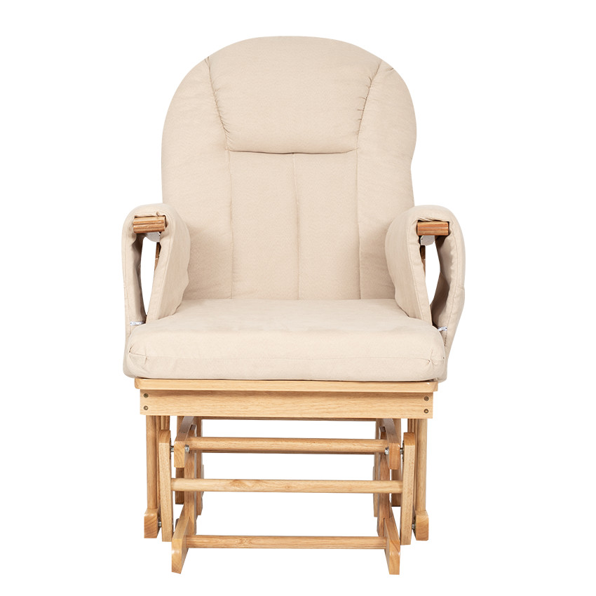Καρέκλα Θηλασμού Breast & Rest Beige Wooden Frame Pregnancy Chair - Kiddo 