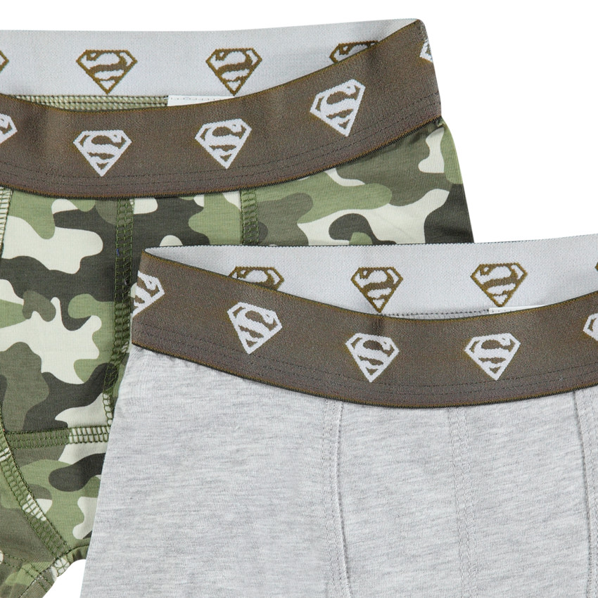 Σετ 2 βαμβακερά μποξεράκια Superman 