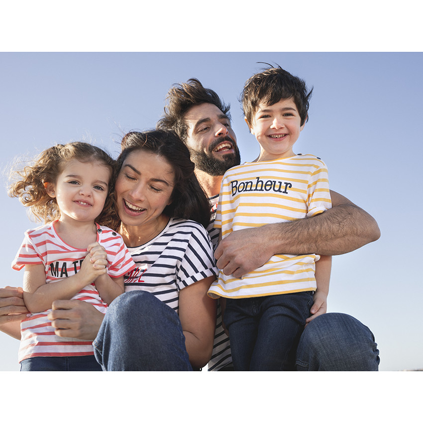 Κοντομάνικο μπλουζάκι unisex για bebe σε σχέδιο marinière 