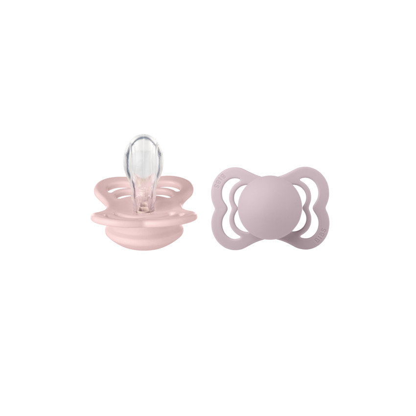 Σετ Πιπίλες 2Τμχ Supreme Blossom/Dusky Lilac – Συμμετρική No1 Bibs  