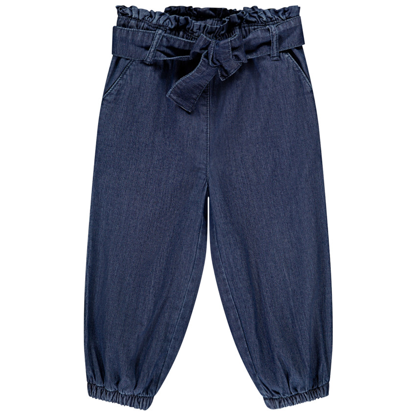 Τζιν με ψηλή ελαστική μέση για bebe κορίτσι 