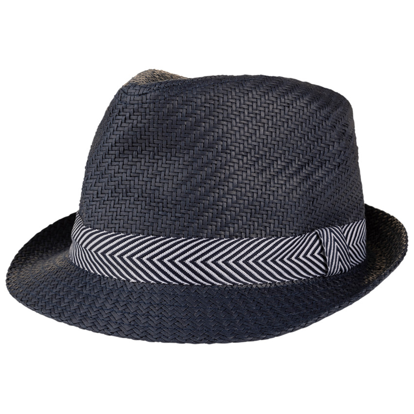 Καπέλο Borsalino πλεκτό με υφασμάτινη κορδέλα για αγόρι 