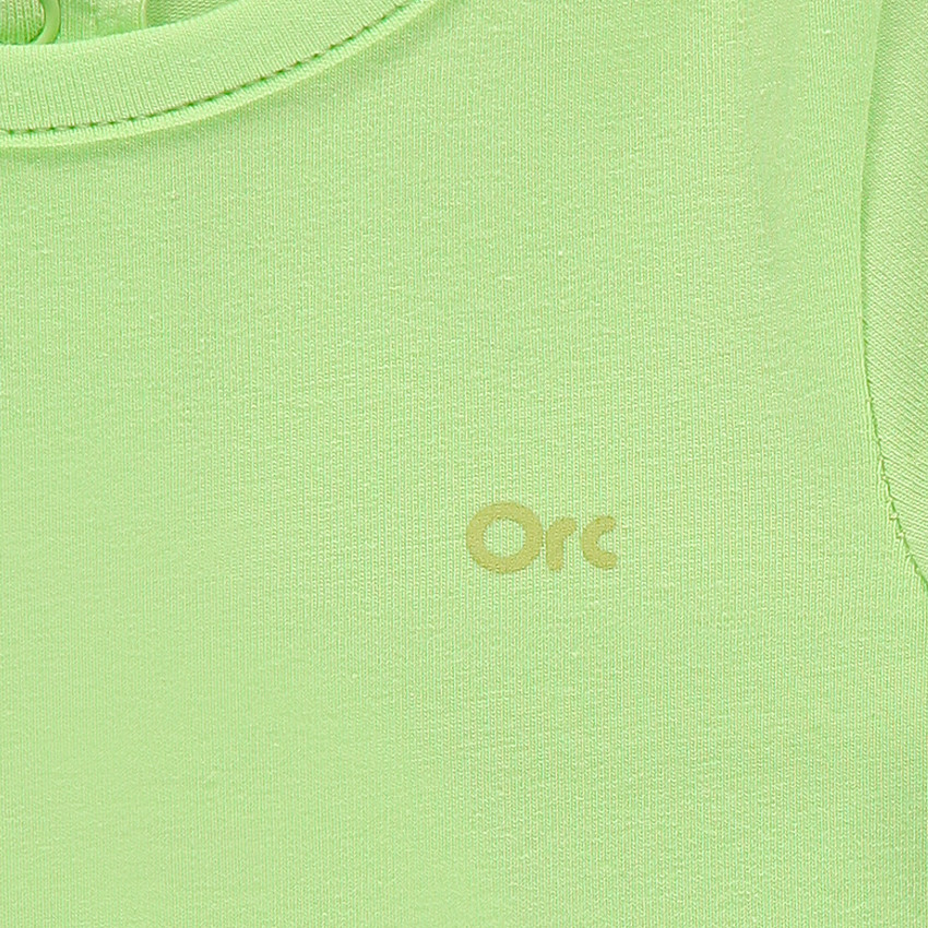 Κοντομάνικο μονόχρωμο κορμάκι από ζέρσεϊ 