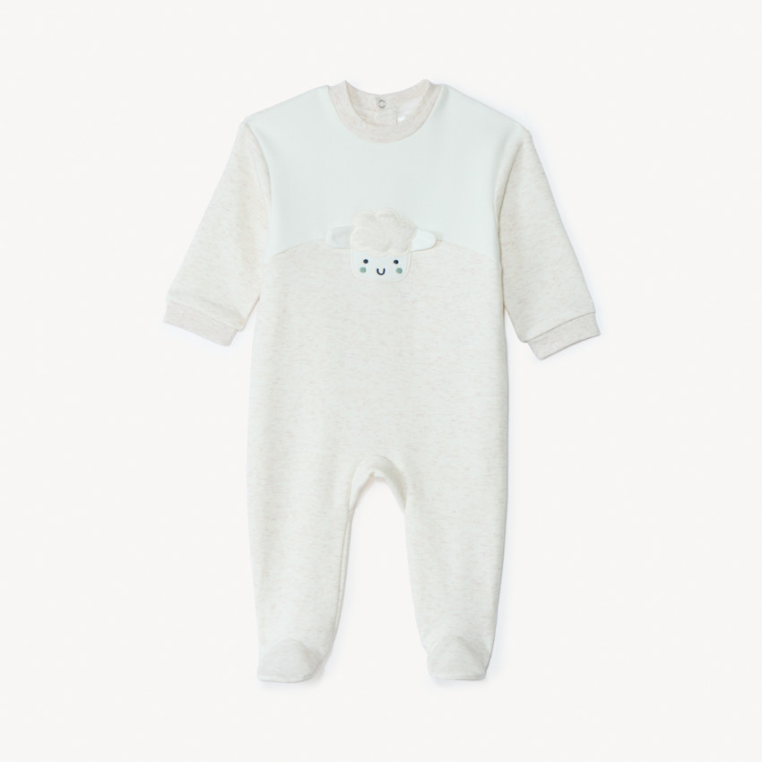 Διπλόχρωμο φορμάκι μωρού με επένδυση από σέρπα. 