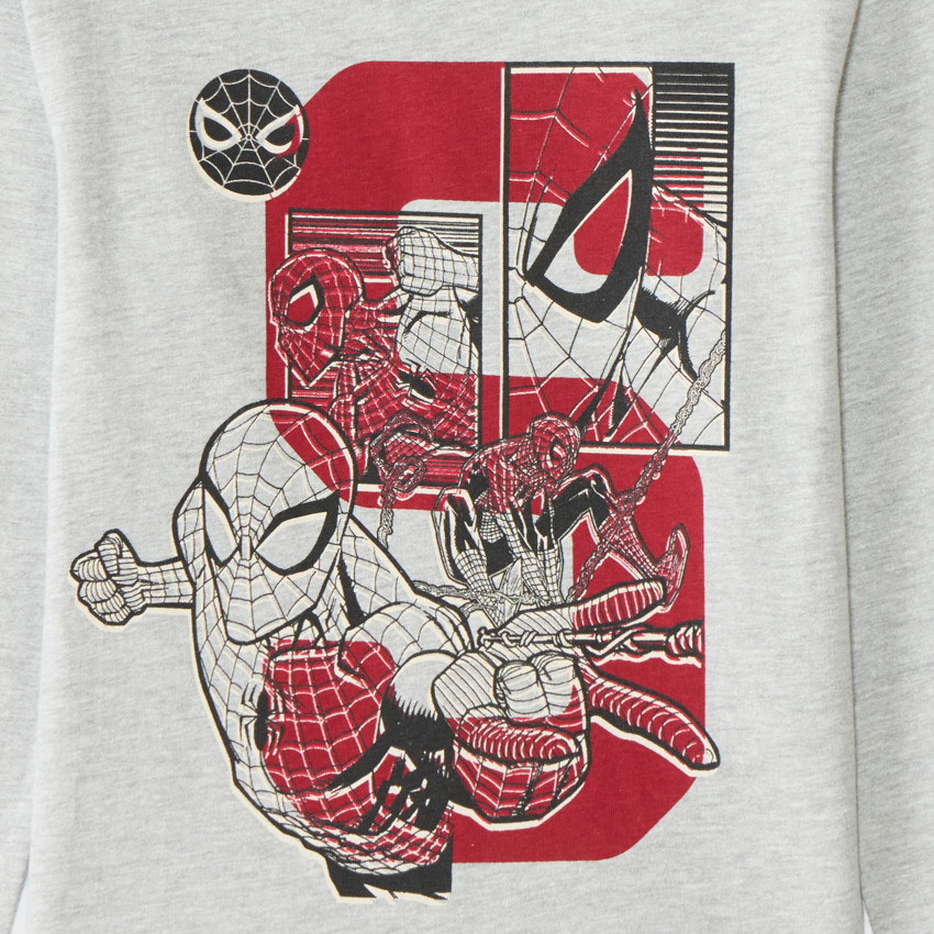 T-shirt à manches longues pour garçon avec imprimé Spider-Man Marvel 