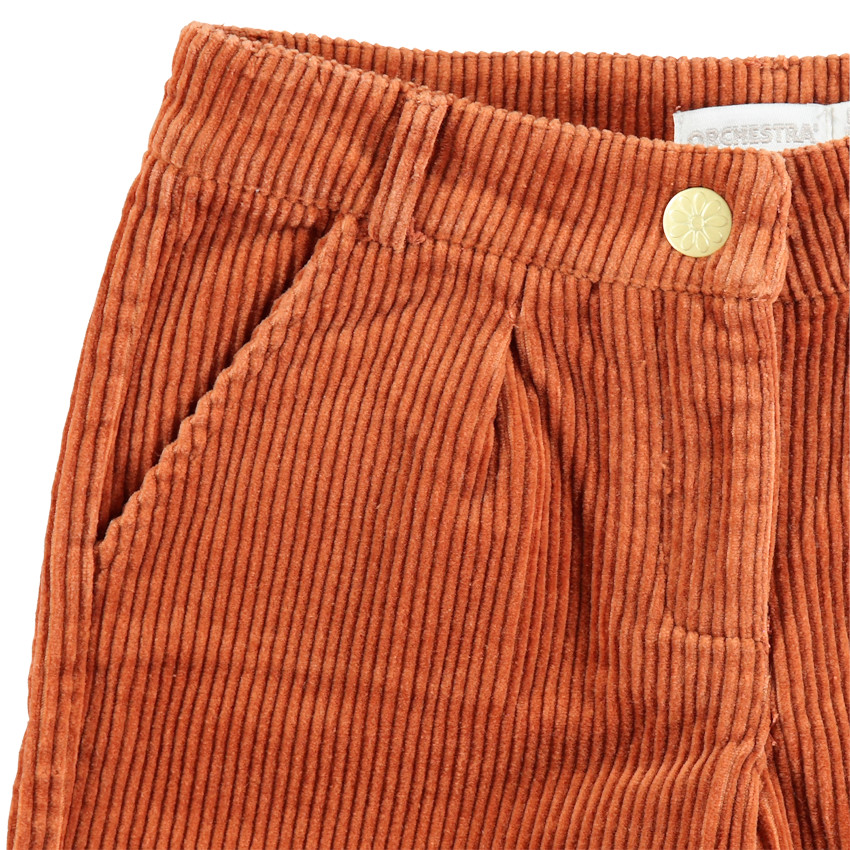 Παντελόνι σε στιλ palazzo από βελούδο κοτλέ  