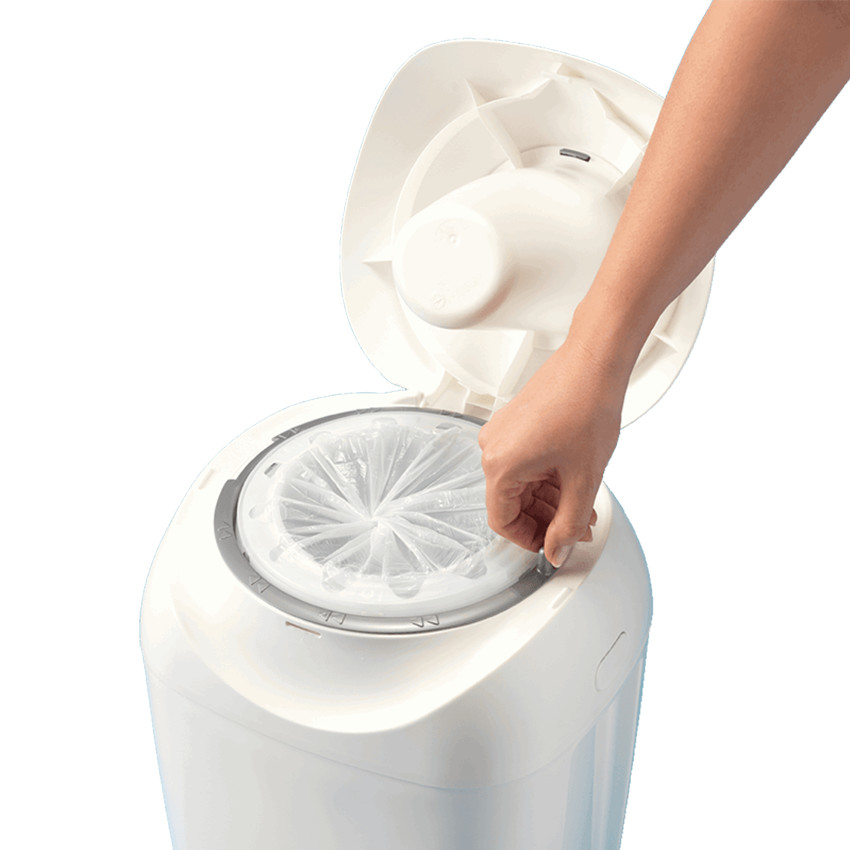 Κάδος για πάνες Tec - Ροζ 