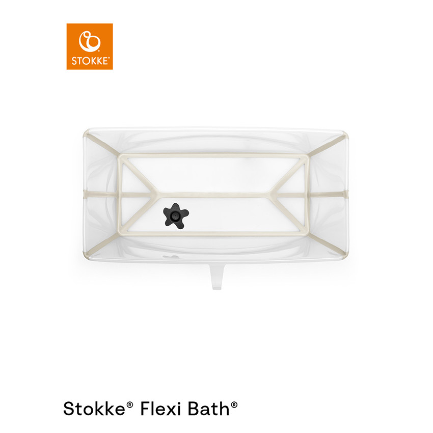 Πτυσσόμενη μπανιέρα Flexi Bath sandy beige για μωρά 0–4 ετών 