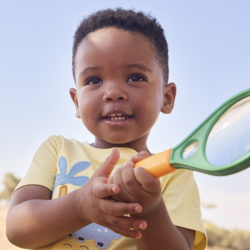 Κοντομάνικο μπλουζάκι φαντεζί με σχέδιο δεινόσαυρο για bebe αγόρι 