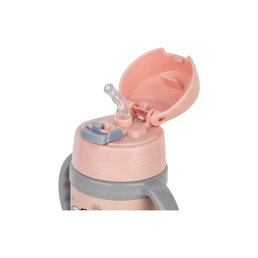 Θερμός Μπουκάλι Ανοξείδωτο Ροζ We Care 300ml 