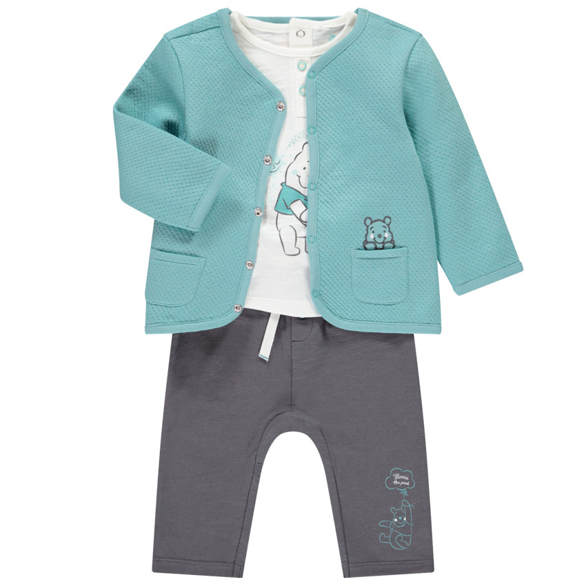 Σετ με t-shirt , ζακέτα και παντελόνι σχέδιο Winnie Disney 