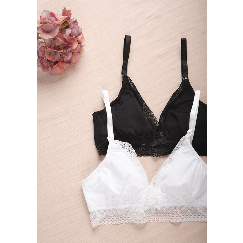 Στηθόδεσμος τρίγωνο θηλασμού χωρίς μπανέλες 