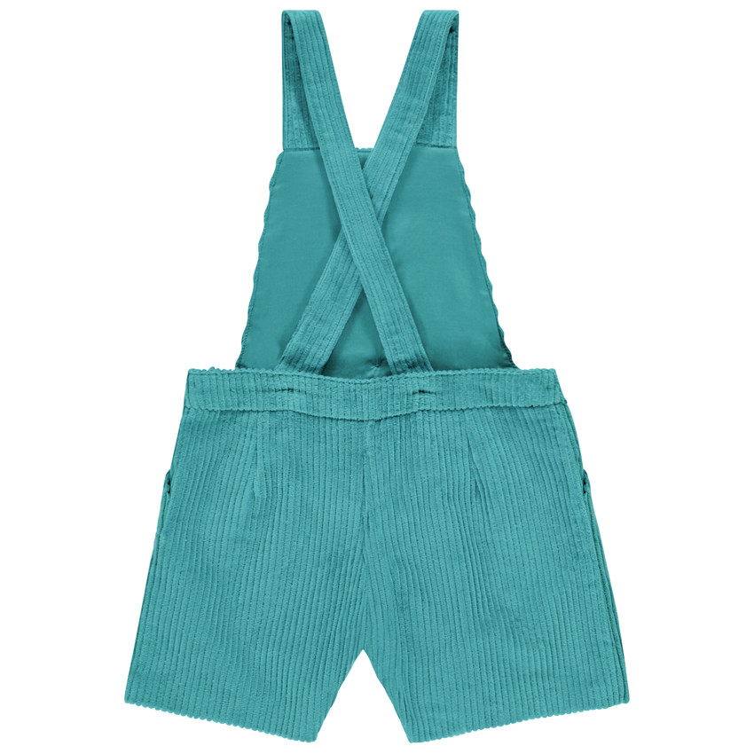 Σαλοπέτα κοντή βελουτέ κοτλέ για κόριτσι 