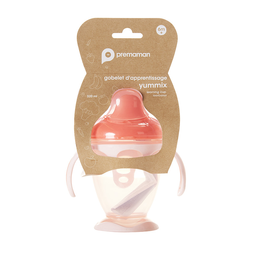 Ποτήρι εκμάθησης  Yumix - Ροζ 180ml 