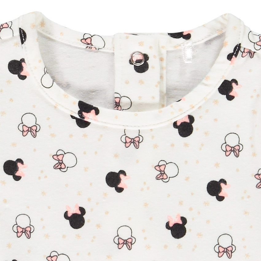 T-shirt μακρυμάνικο σχέδιο Minnie Disney για bebe κορίτσι 