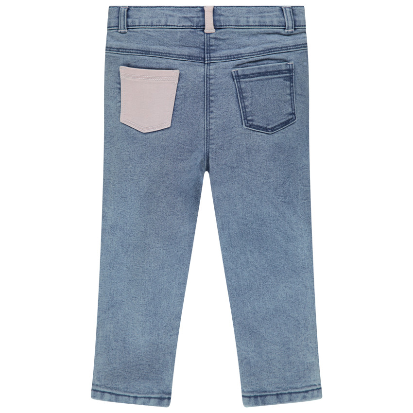 Τζιν  slim effet used με  badges Smiley 