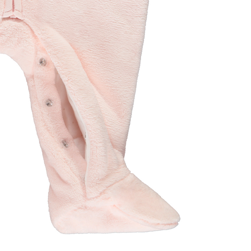 Σαλοπέτα αρκουδάκι από sherpa για μωρό κορίτσι 