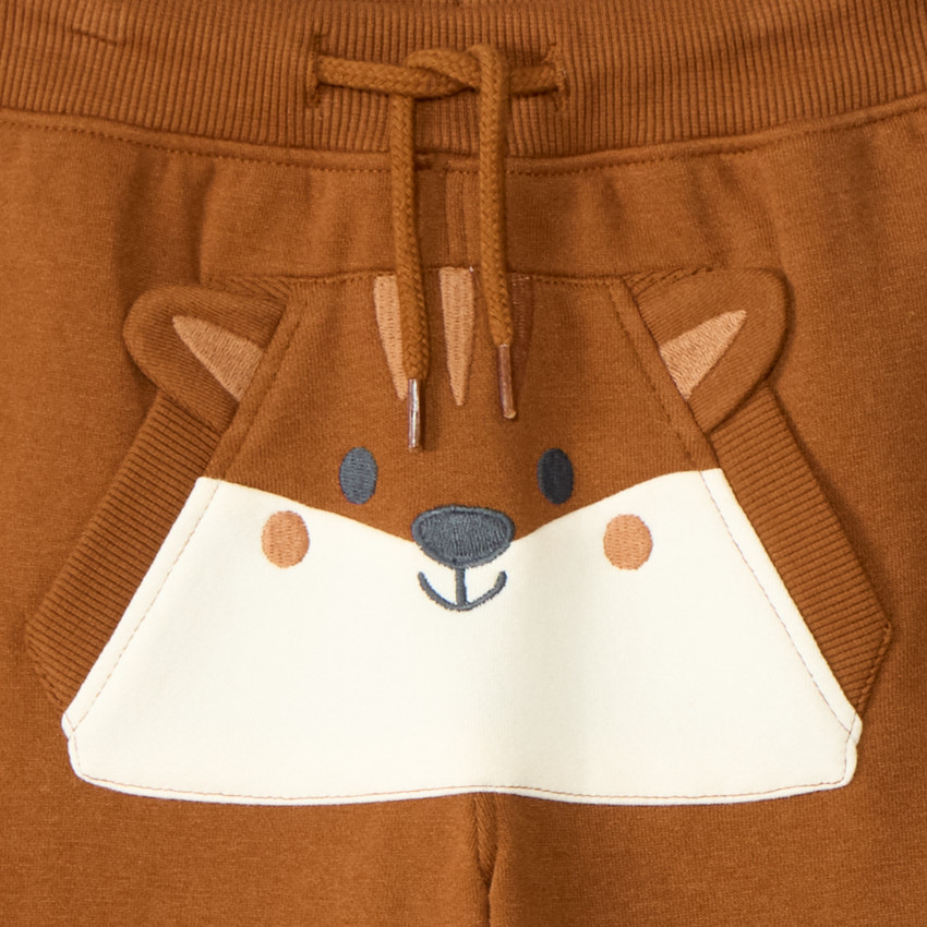 Pantalon de jogging à poche fantaisie pour bébé garçon  