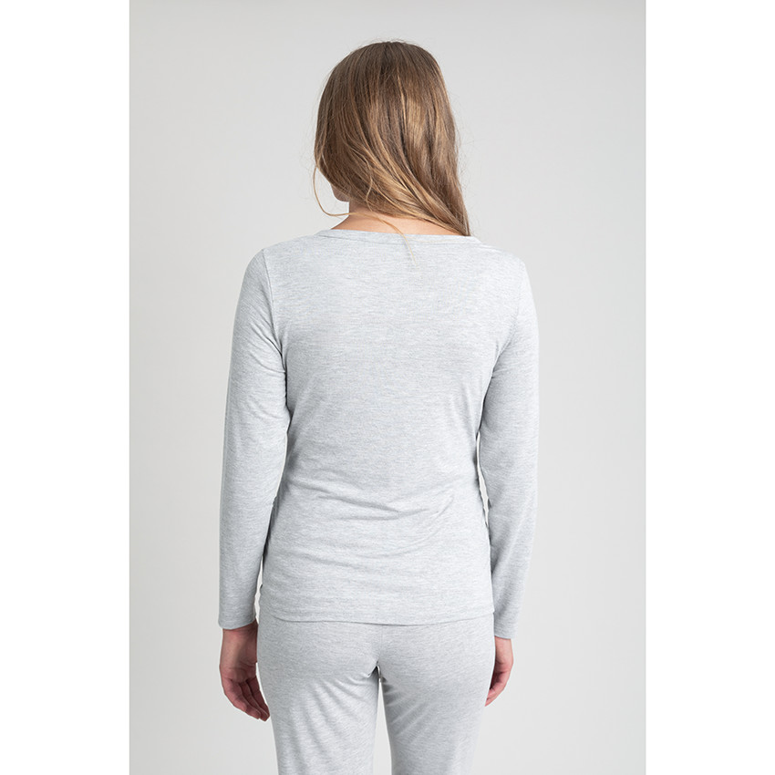 Πλεκτή ζακέτα γκρί 