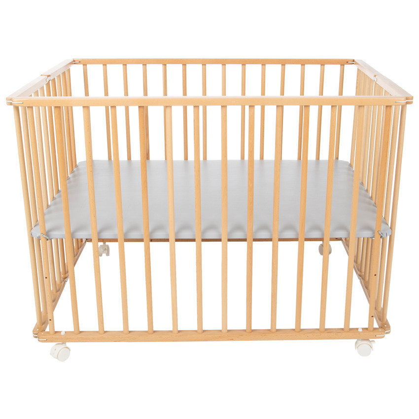 Πάρκο που διπλώνει ξύλινο - Καφέ 