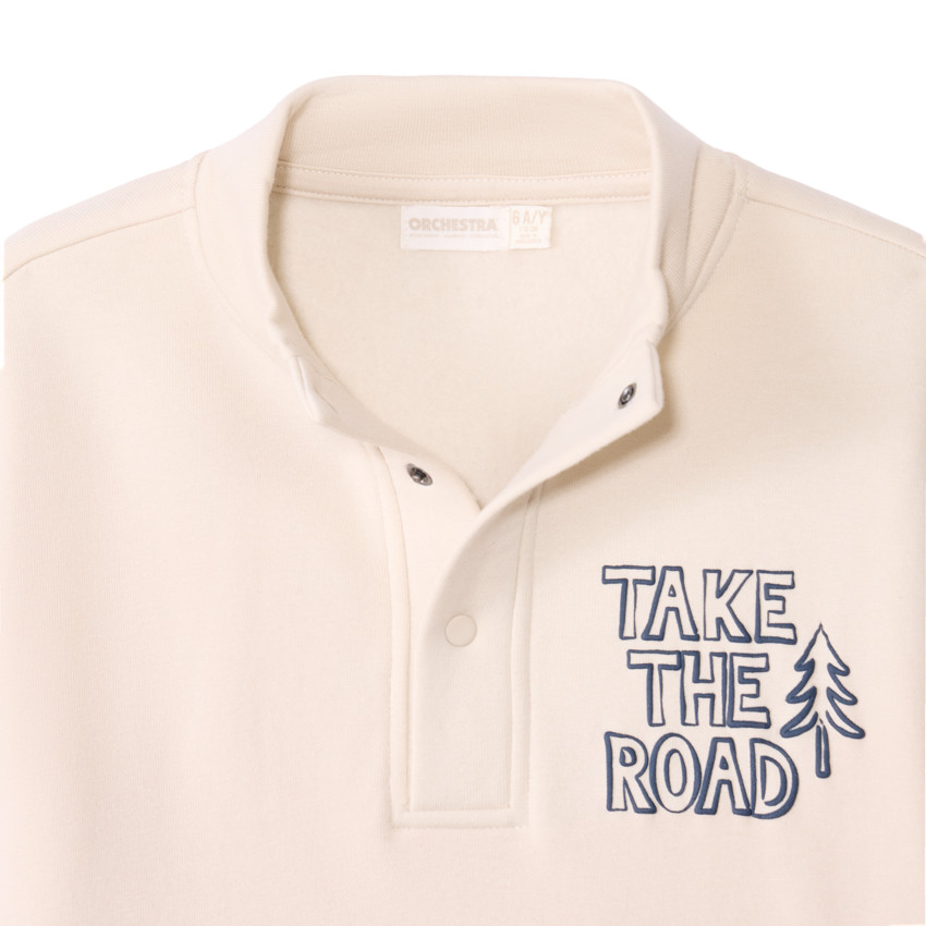 Ensemble jogging molleton print road trip pour garçon 