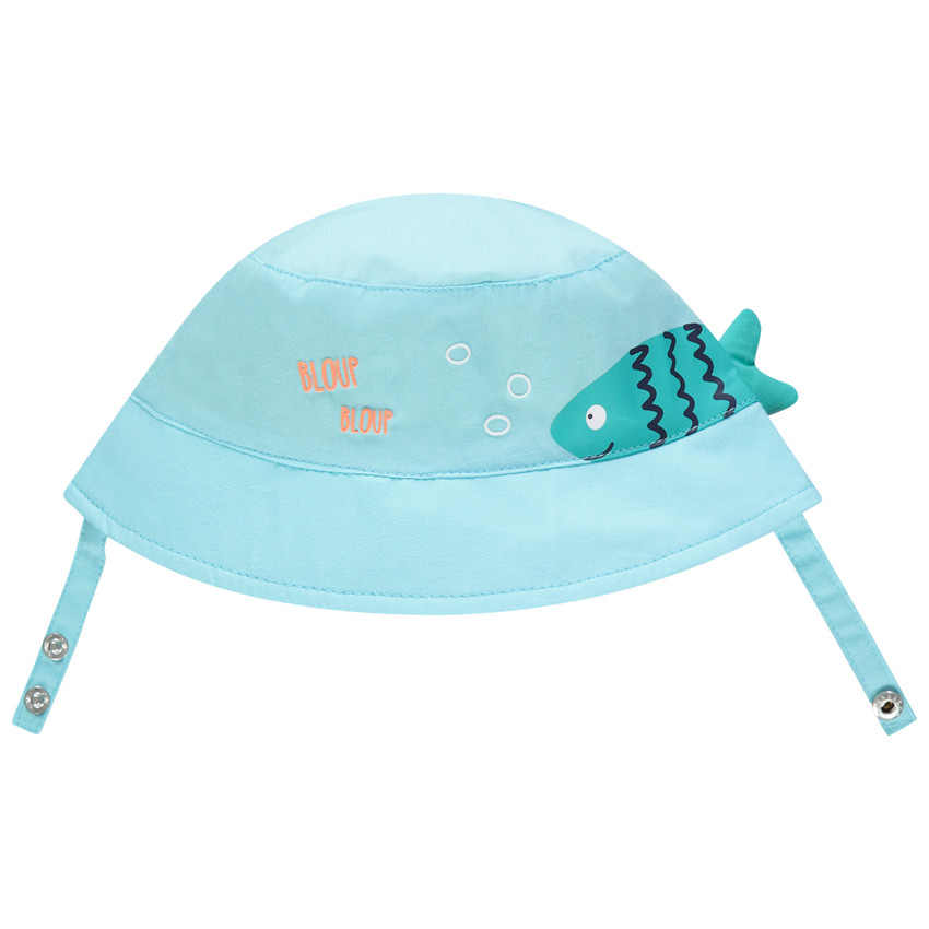 Bob βαμβακερό με σχέδιο ψαράκια ανάγλυφα 