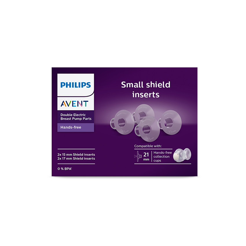 Αξεσουάρ θήλαστρου hands-free με μικρά ένθετα 15mm και 17mm 