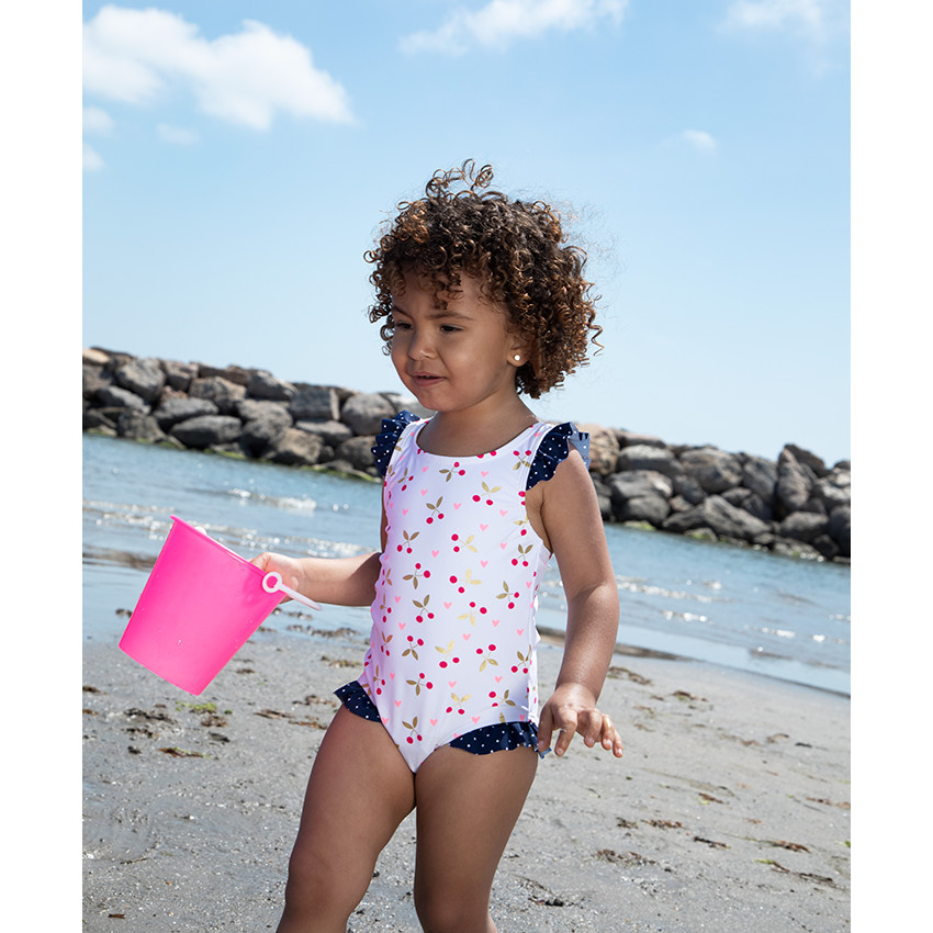Μαγιό 1 pièce με σχέδιο κεράσια για bebe κορίτσι 