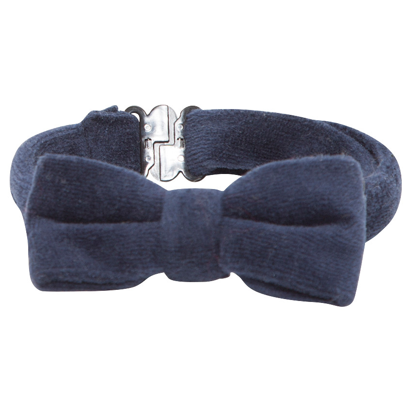 Μονόχρωμο παπιγιόν από βελούδο 