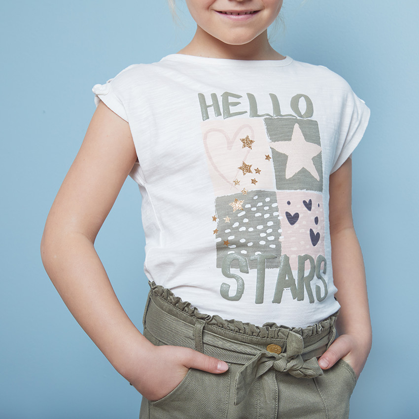 Σορτς βαμβακερό με φιόγκο για κορίτσι 