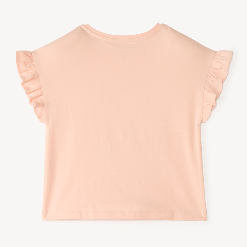 T-shirt με κοντό μανίκι και φλοράλ σχέδιο κορίτσι 
