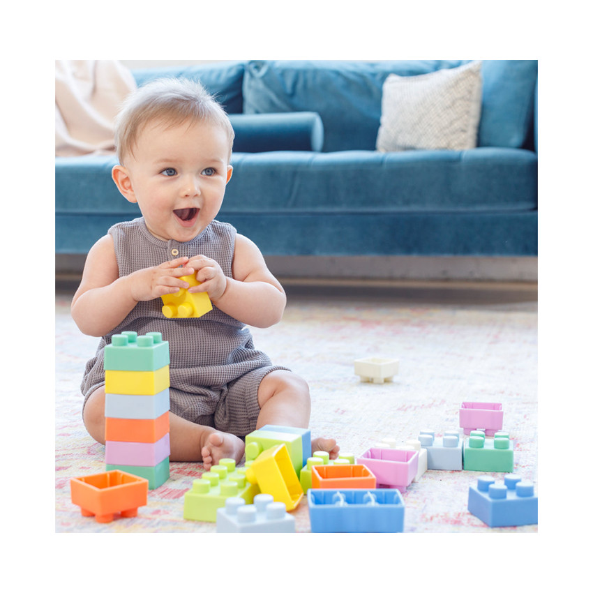 Παιχνίδι για μωρά 1ου έτους Super Soft 1St Building Blocks 