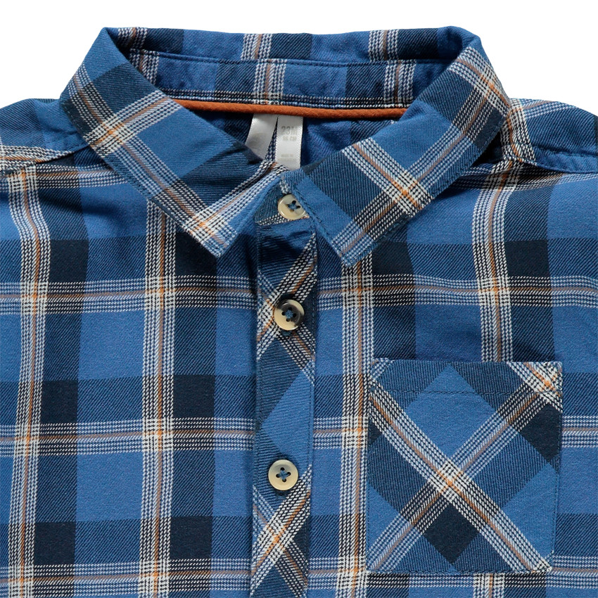 Chemises manches longues à carreaux 