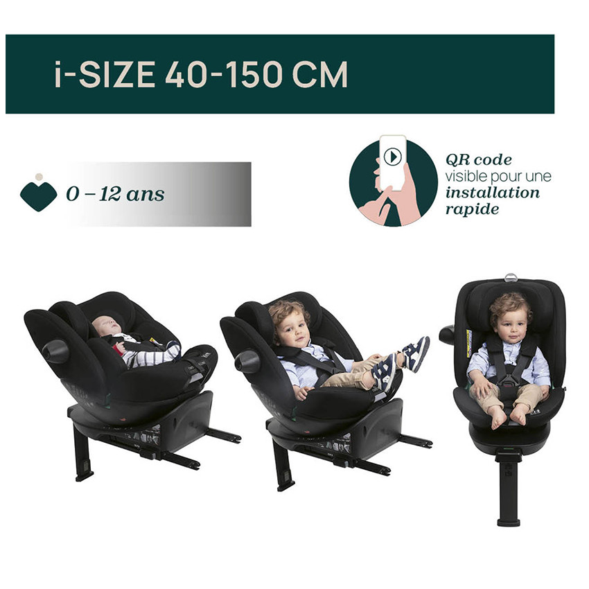 Κάθισμα Αυτοκινήτου EverOne i-Size 40-150cm Black - Chicco  