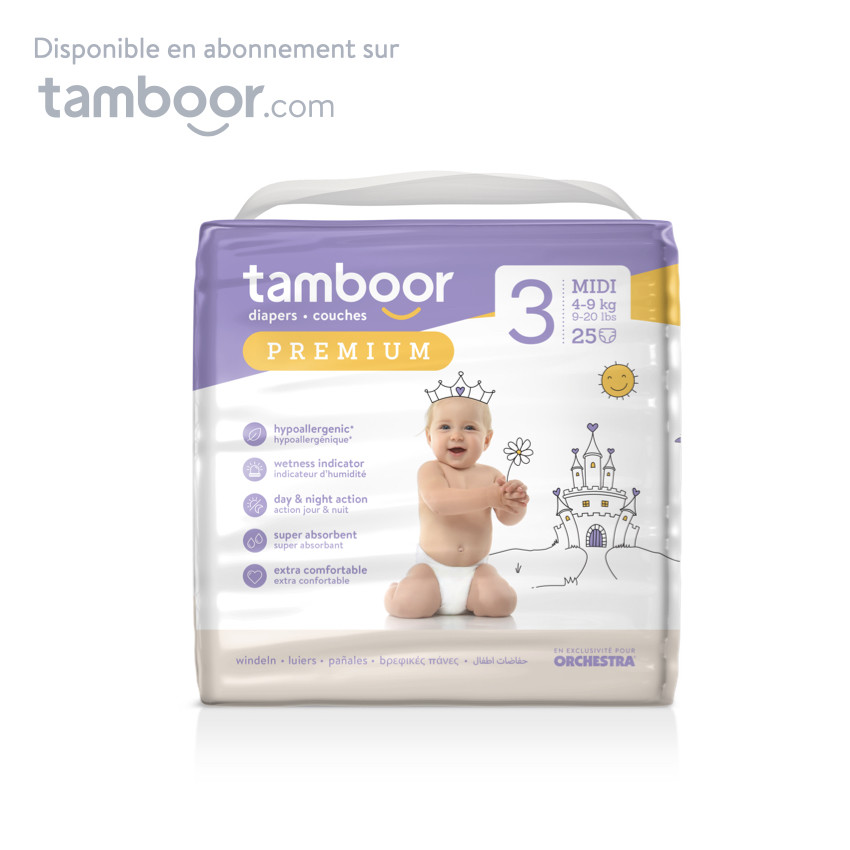 Προνομιακές πάνες T3 Midi (4-9 kg) - x25 