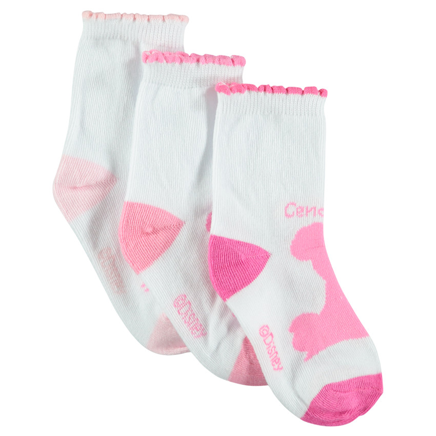 Σετ 3 ζευγάρια κάλτσες με μοτίβο πριγκίπισσες της Disney  