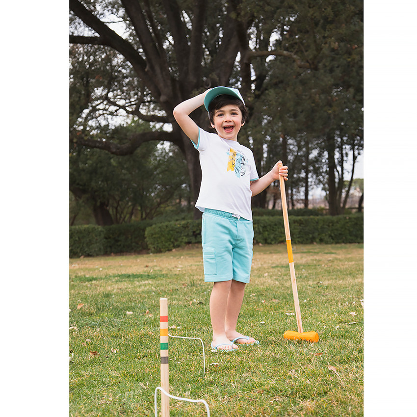 Ensemble de plage t-shirt + bermuda pour garçon 