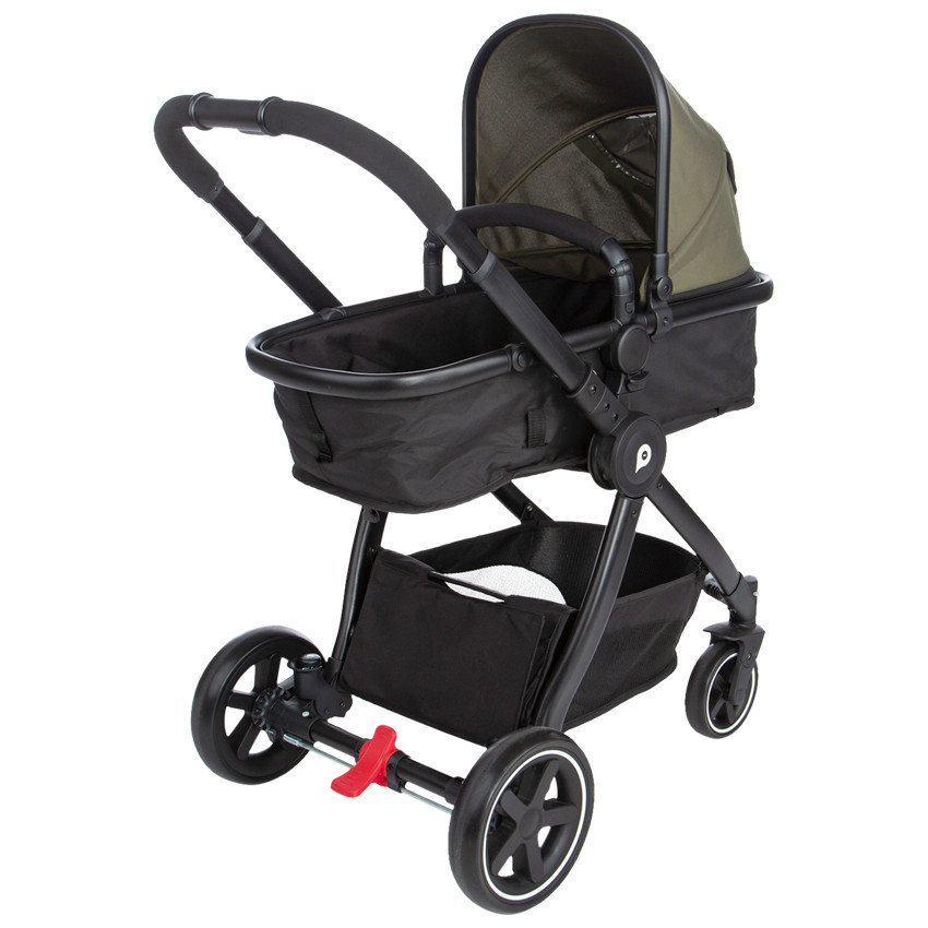 Καρότσι duo Théa 2 σε 1 χακί/μαύρο 