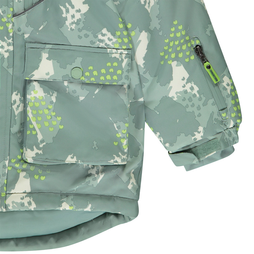 Μπουφάν σκι με επένδυση και φαντεζί σχέδιο για αγόρι 