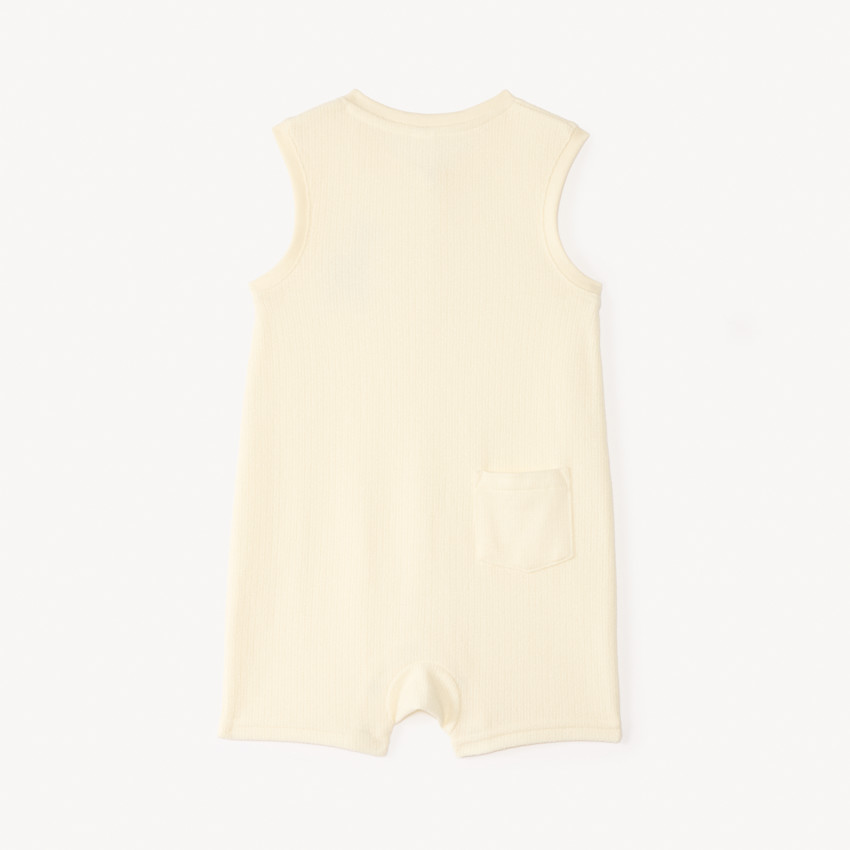 Κοντή φόρμα από φαντεζί ύφασμα με σχέδιο καμηλοπάρδαλης για μωρό αγόρι 