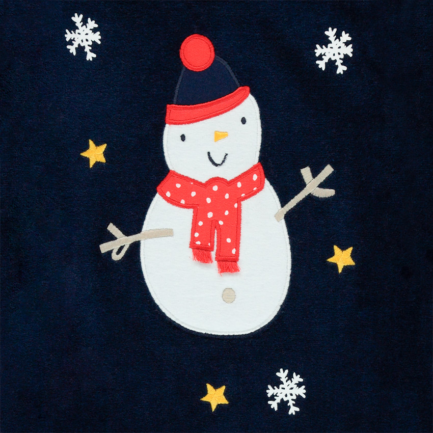 Pyjama en velours esprit Noël et pantalon à rayures  Additional Pyjama en velours esprit Noël et pantalon à rayures