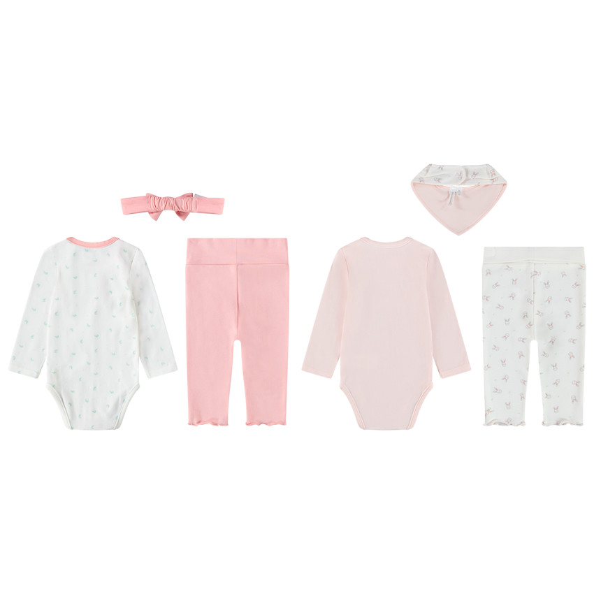 Σετ από 2 σύνολα 3 τμχ. για bebe κορίτσι 